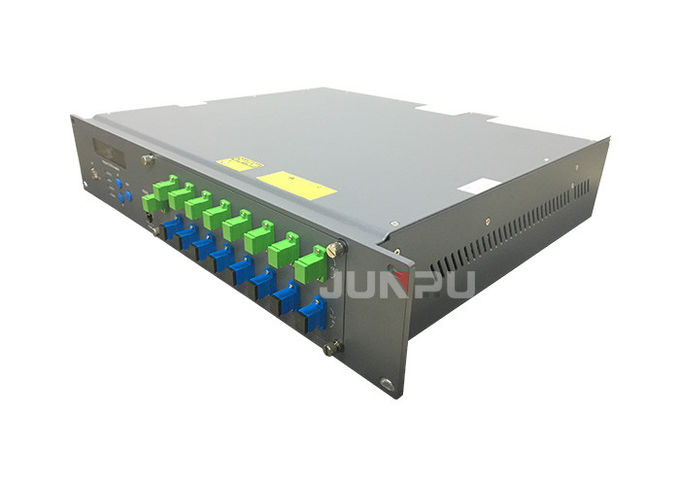 Junpu Pon Edfa Wdm 1550 8 Port Combiner 17dbm Setiap Port Peralatan Serat Optik 2