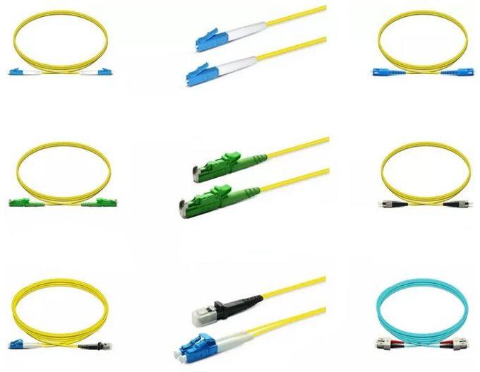 Kabel Patch Kabel Serat Optik mode tunggal 3M, kabel patch lc lc g652D / LSZH 4
