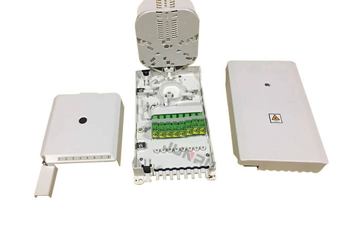Kotak Distribusi Serat Optik Luar Ruang FTTH dengan adaptor SC dan kuncir 1