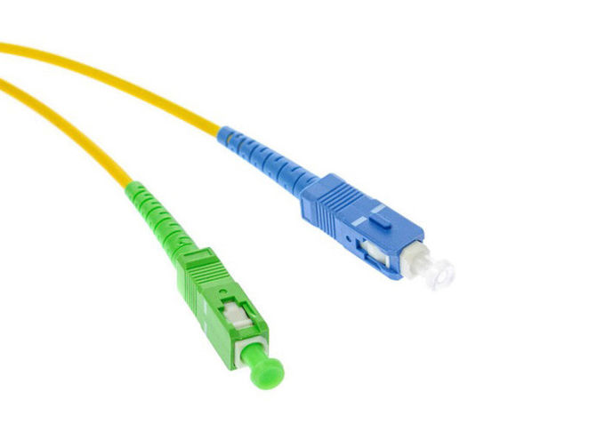 Kabel Patch Kabel Serat Optik mode tunggal 3M, kabel patch lc lc g652D / LSZH 2