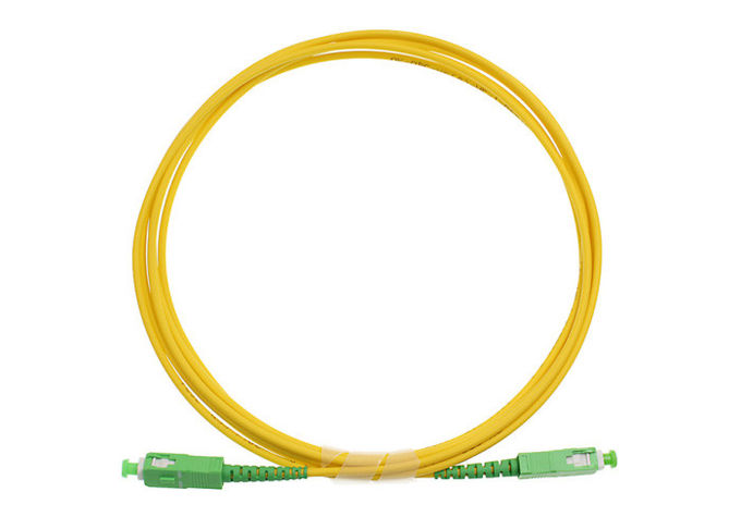 Kabel Patch Kabel Serat Optik mode tunggal 3M, kabel patch lc lc g652D / LSZH 3