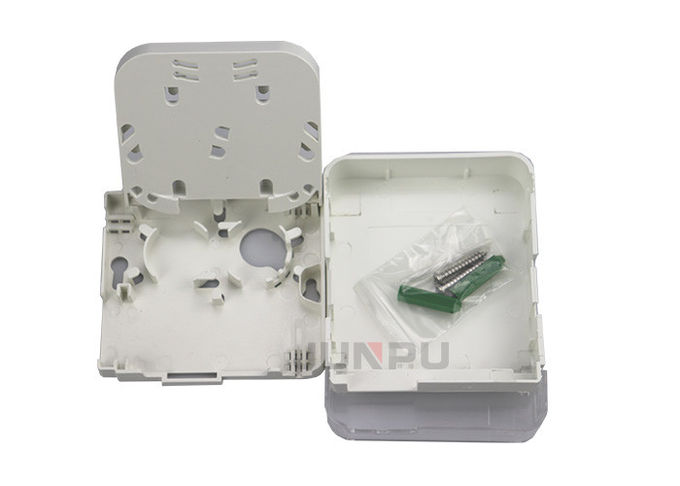 Kotak Pemutusan Kabel Serat Optik yang dipasang di dinding roset bahan PC + ABS 0