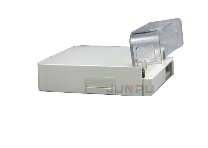 1 2 4 Core Drop Cable Mini Wall Outlet Face Plate FTTH Fiber Optic Access Terminal Box Terminasi Dengan Adaptor SC Pigta 2